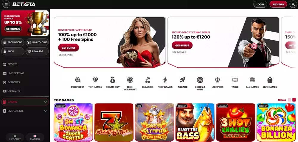 Betista: online betting and casino